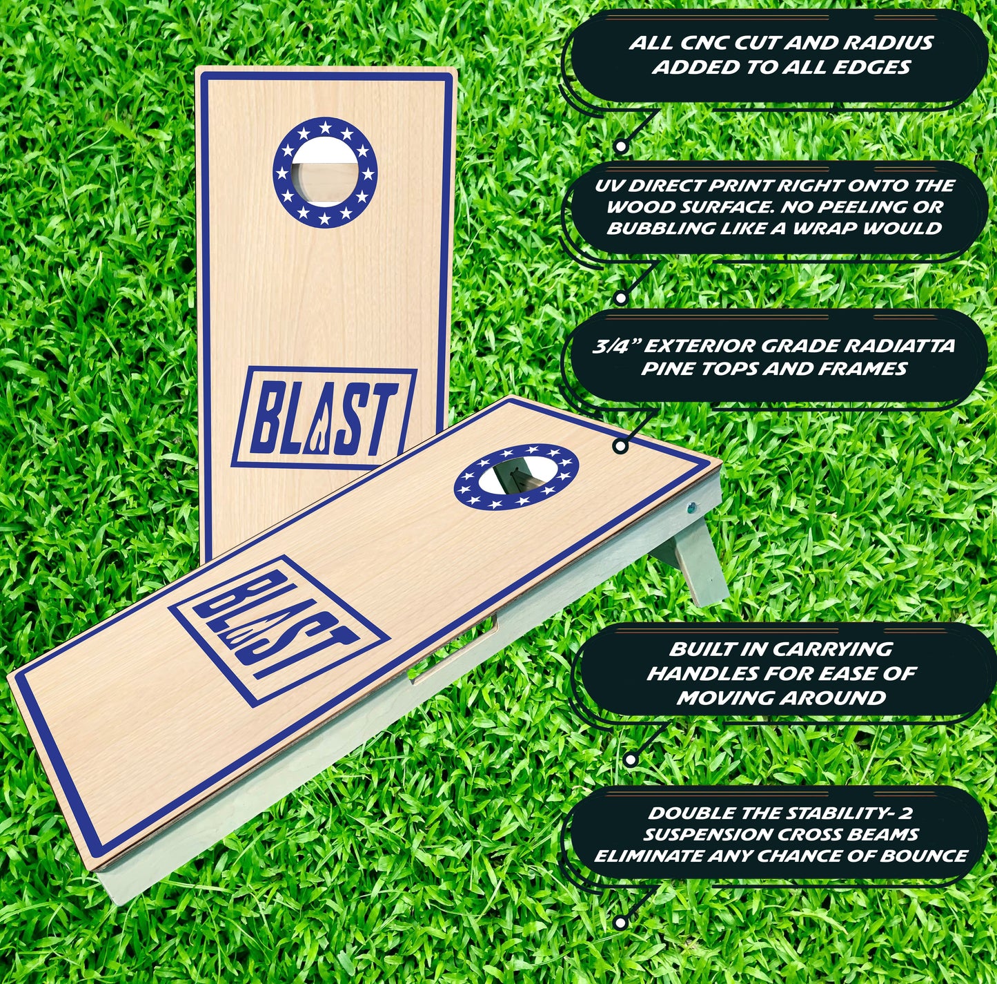 Galaxy & Milky way Space Cornhole Boards