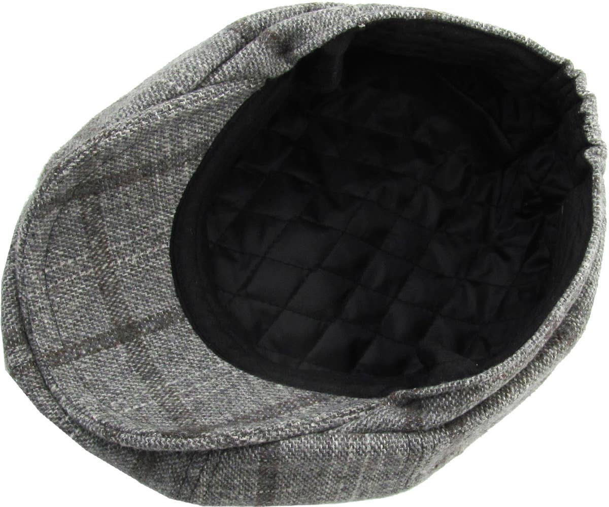 Plaid Button Ascot