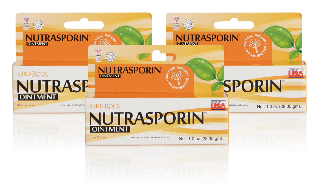 NUTRASPORIN® Beeswax Ointment – Natural Antibiotic Alternative with Chelated Silver Oxide (Water-Resistant, Vegetarian)
