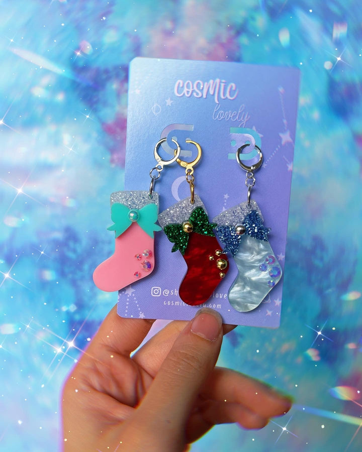 Holiday Stocking Earrings