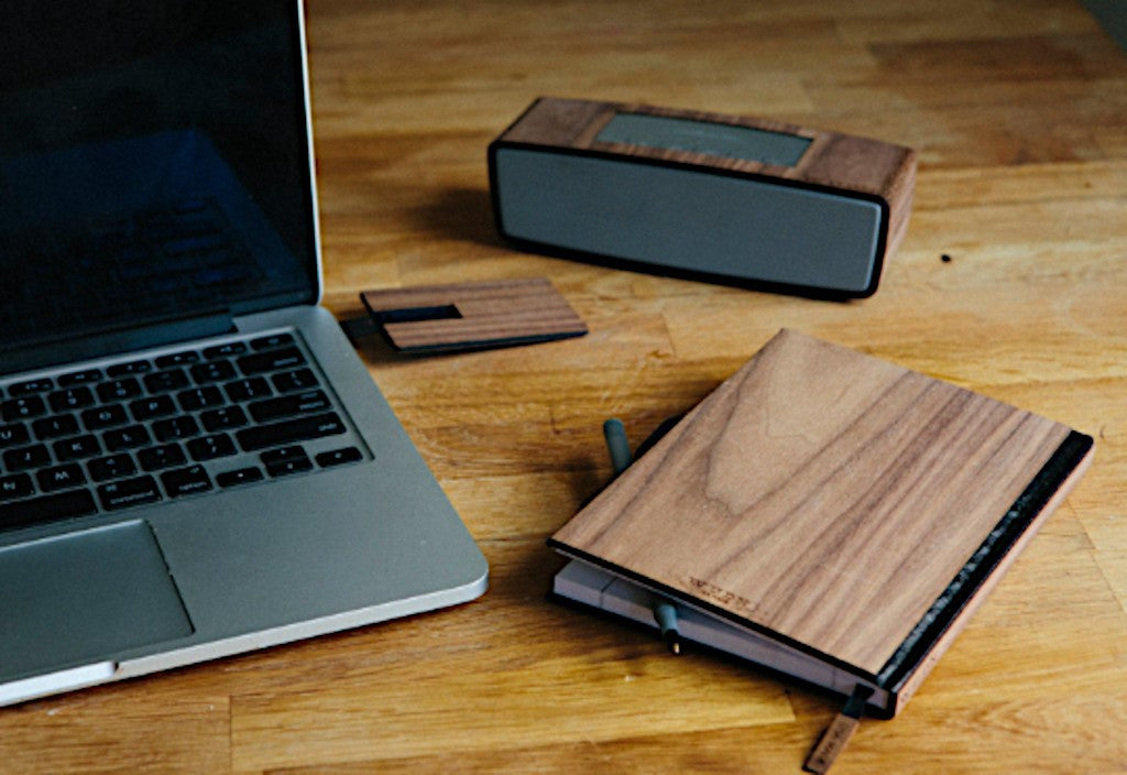 Handcrafted Wooden Journal / Planner (Laser-Engraved World Map)