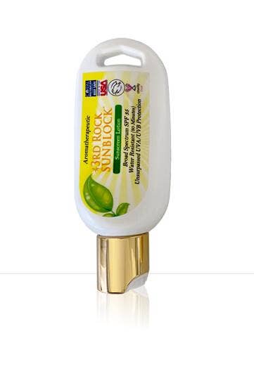 3rd Rock Sunblock SPF 35+ – Natural Zinc Sunscreen Lotion | Toxin-Free, Water-Resistant, Aromatherapeutic