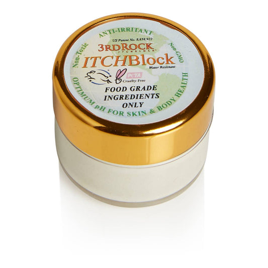ITCHBlock® Anti-Itch Cream – All-Natural Zinc Oxide Itch Relief for Bug Bites, Poison Ivy & Irritated Skin (1 oz)