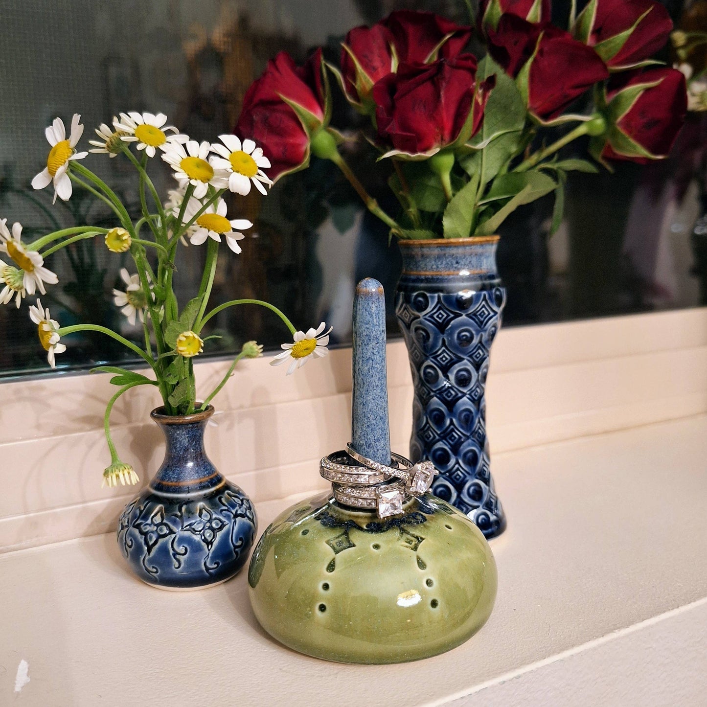 Amphora Bud Vases w/full pattern Made to Order