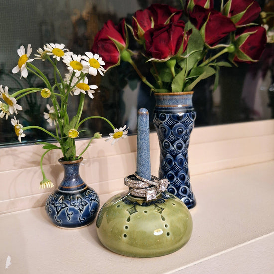 Amphora Bud Vases w/full pattern Made to Order