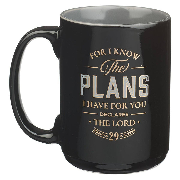 Mug Black I Know the Plans Jer. 29:11