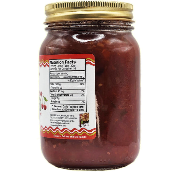 Cherry Salsa  - Zesty (spicy but not too hot!), 16 oz - Spicy salsa