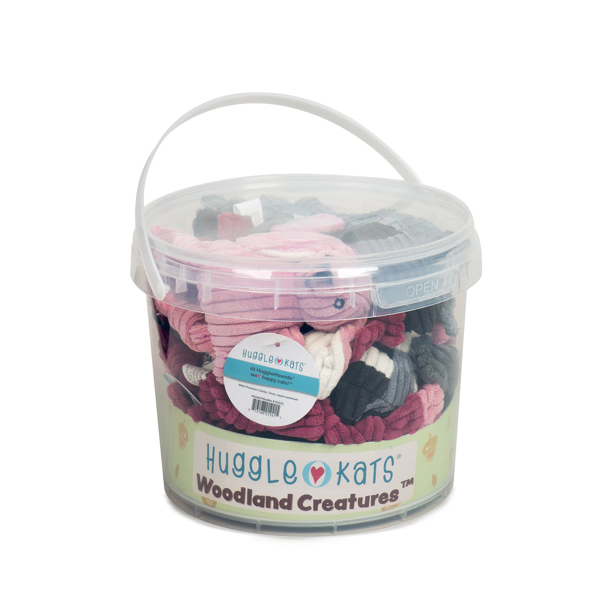 HuggleKats® Woodland Bucket of Cat Toys, 12 Pack