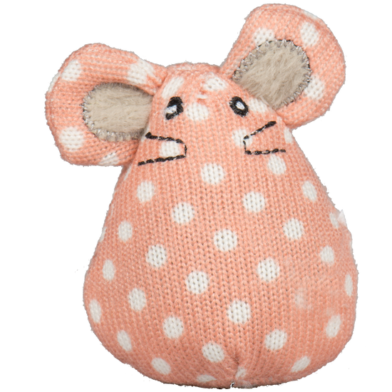 HuggleKats® Polka Dot Mice Bucket of Cat Toys, 16 Pack