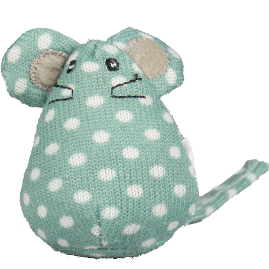 HuggleKats® Polka Dot Mice Bucket of Cat Toys, 16 Pack