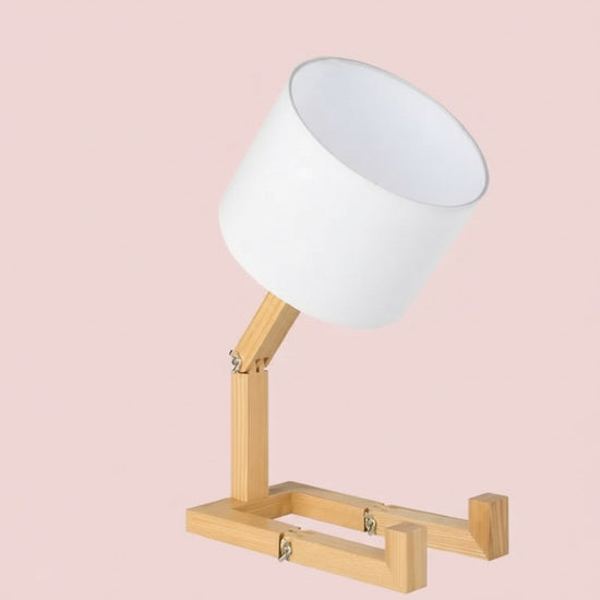 Creative Shape-Changing Wooden Lamp – Foldable Modern Desk Light for Bedroom, Study & Living Room
