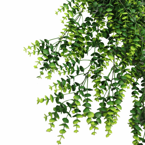 Lush Green Eucalyptus Garland Artificial Hanging Bush 7.1×30.5in – NFPA 701 Certified – UV Resistant