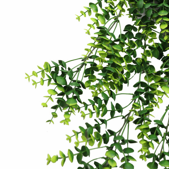 Lush Green Eucalyptus Garland Artificial Hanging Bush 7.1×30.5in – NFPA 701 Certified – UV Resistant