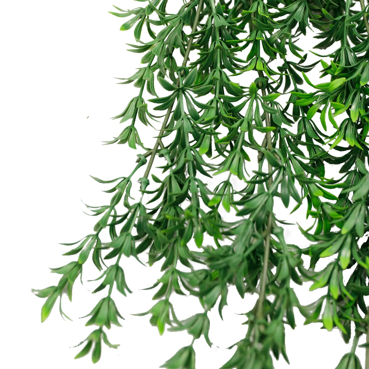 Willow Leaf Garland Artificial Hanging Bush 7.1×30in – NFPA 701 Certified – UV Resistant