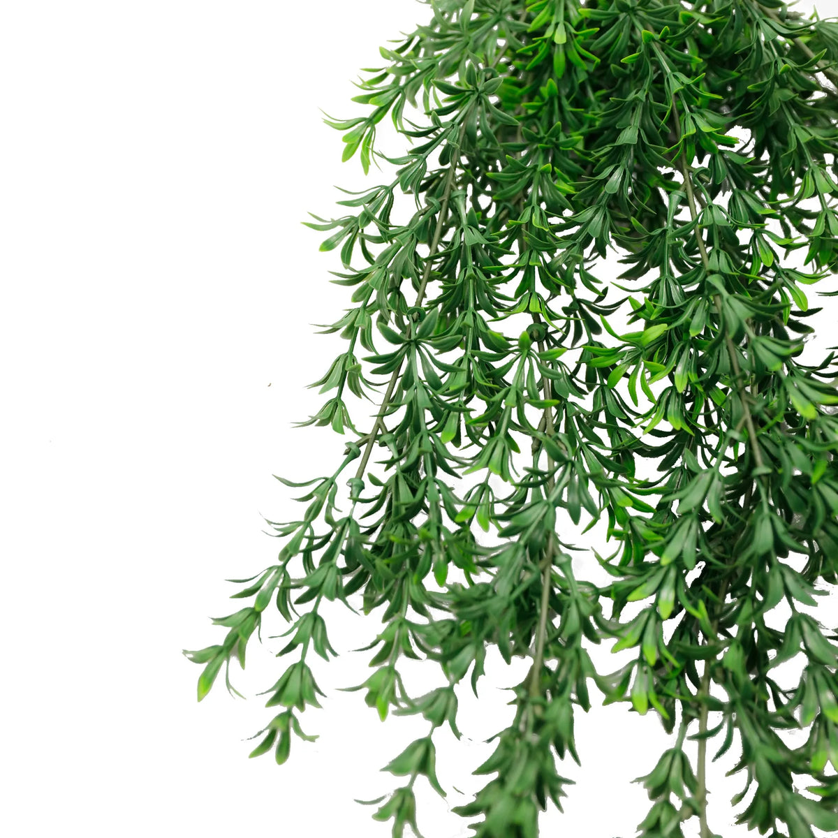 Willow Leaf Garland Artificial Hanging Bush 7.1×30in – NFPA 701 Certified – UV Resistant