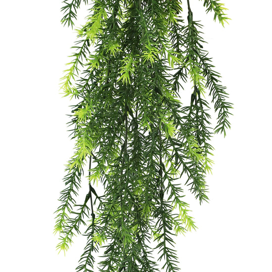 Cedar Vine Garland Artificial Hanging Bush 7.8×30in – NFPA 701 Certified – UV Resistant