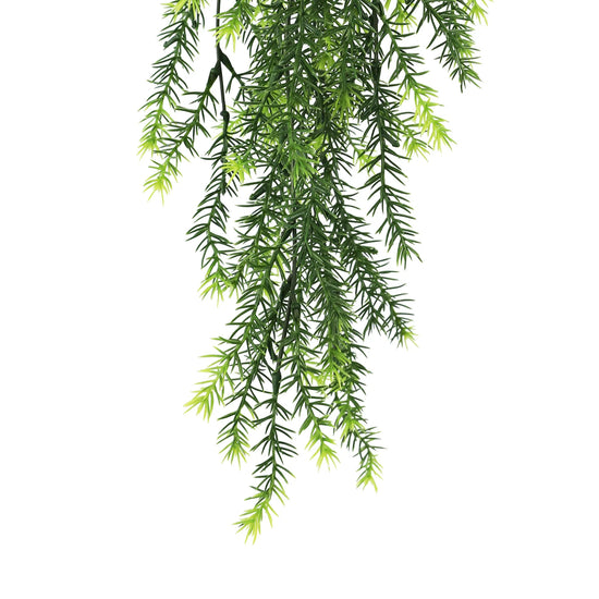 Cedar Vine Garland Artificial Hanging Bush 7.8×30in – NFPA 701 Certified – UV Resistant