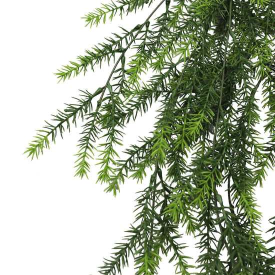 Cedar Vine Garland Artificial Hanging Bush 7.8×30in – NFPA 701 Certified – UV Resistant