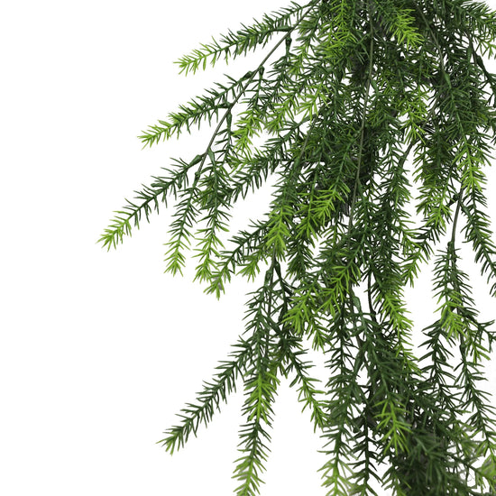 Cedar Vine Garland Artificial Hanging Bush 7.8×30in – NFPA 701 Certified – UV Resistant