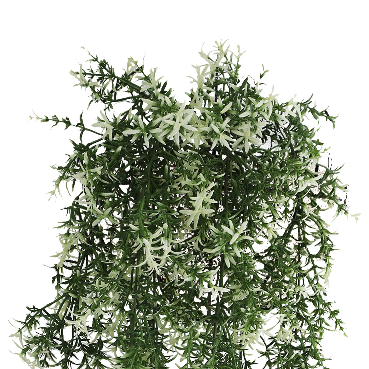 Star Jasmine Vine Artificial Hanging Plant 7.8×30in – NFPA 701 Certified – UV Resistant