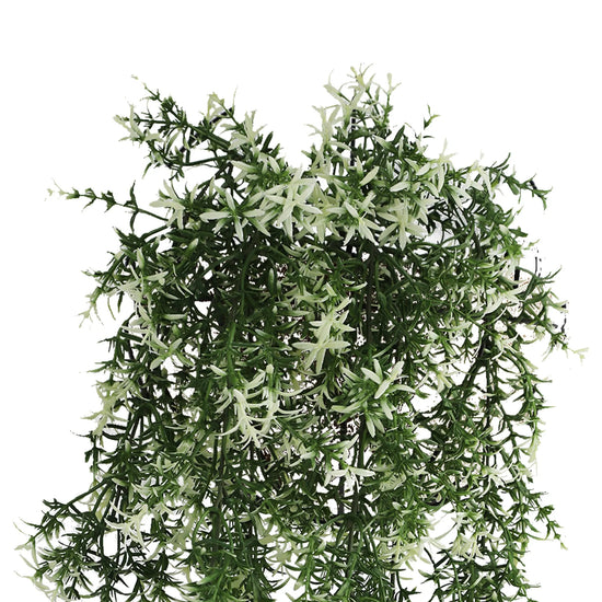 Star Jasmine Vine Artificial Hanging Plant 7.8×30in – NFPA 701 Certified – UV Resistant