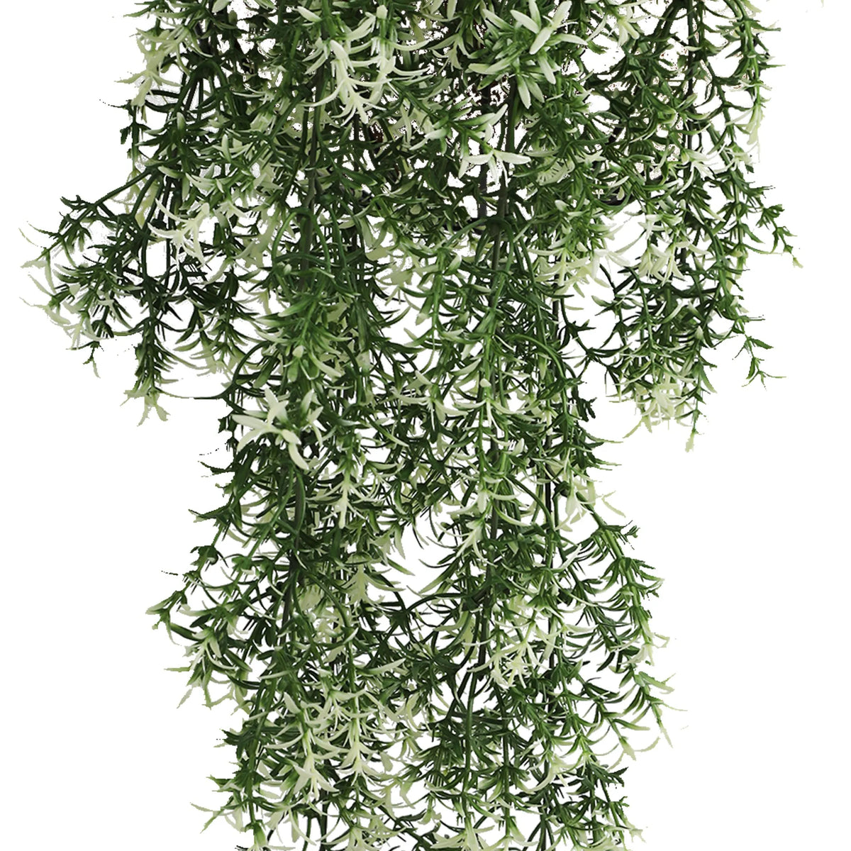 Star Jasmine Vine Artificial Hanging Plant 7.8×30in – NFPA 701 Certified – UV Resistant