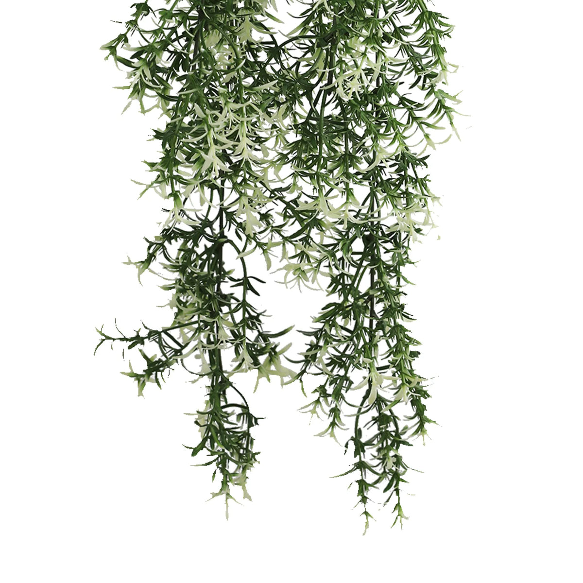 Star Jasmine Vine Artificial Hanging Plant 7.8×30in – NFPA 701 Certified – UV Resistant