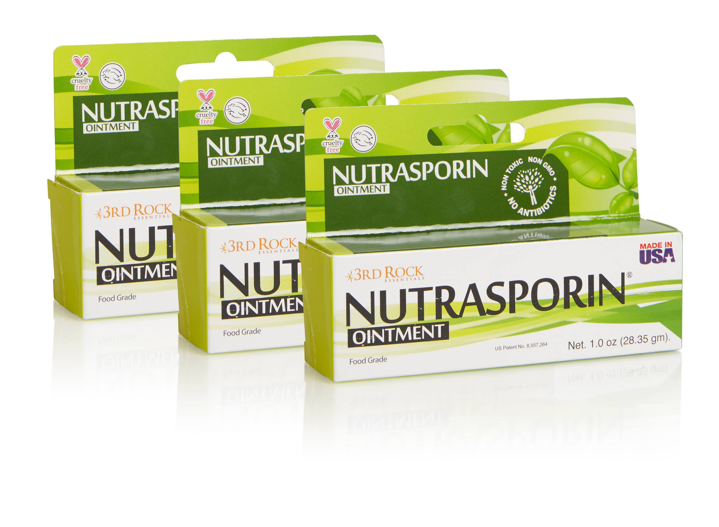 NUTRASPORIN® – Natural Alternative to Antibiotic Ointment with Chelated Silver Oxide (Vegan, 100ppm)