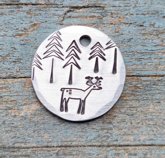 "Northport" hand-stamped key chains, 5 designs