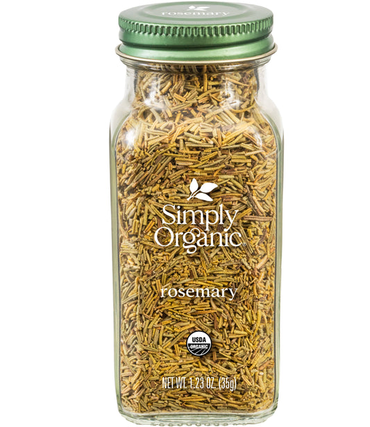 Pure Rosemary Leaf, Certified Organic, Kosher, 1.23 Oz