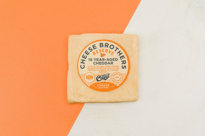 15-Year-Aged Cheddar, gourmet cheese gift for charcuterie, entertaining and food lovers from Cedar & Spice Gifts