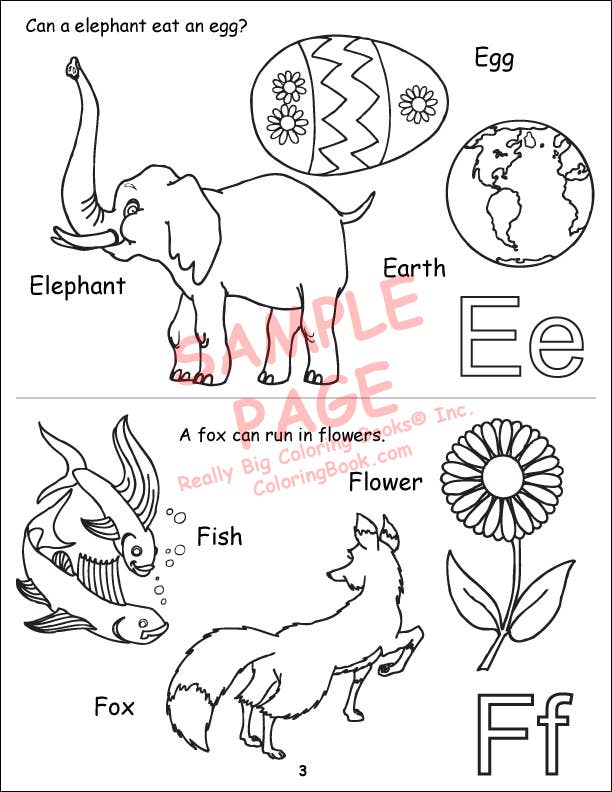 ABC-123 Coloring Book 8.5"x11"