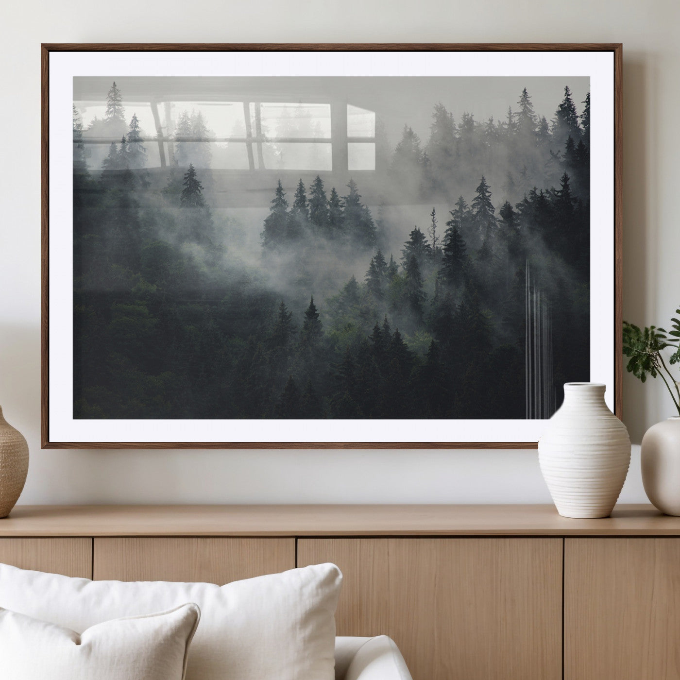 Nature Wall Decor - Serene Triptych Nature Print – Woodland
