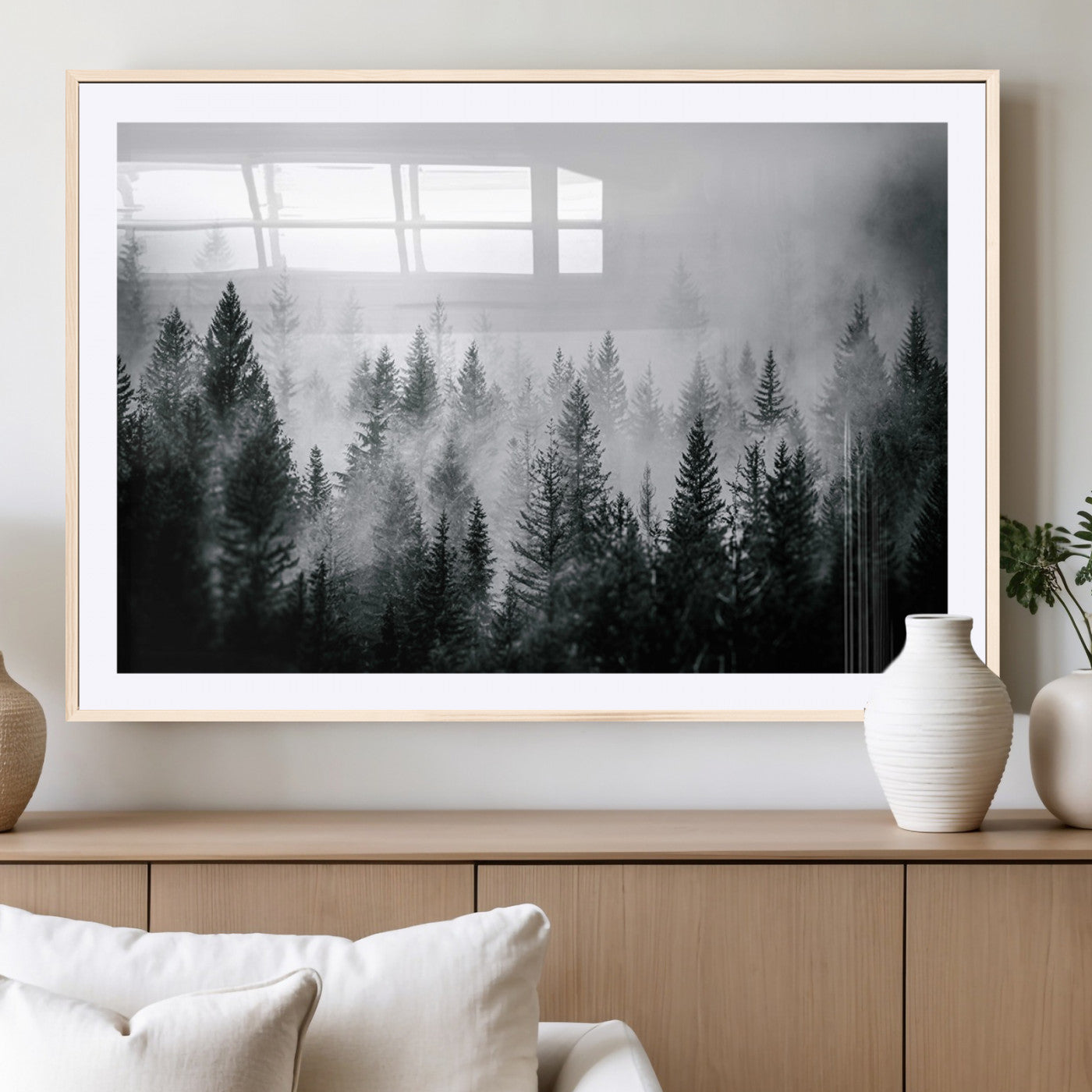 Elk Photography Wall Art Canvas Print, Framed Mountain
