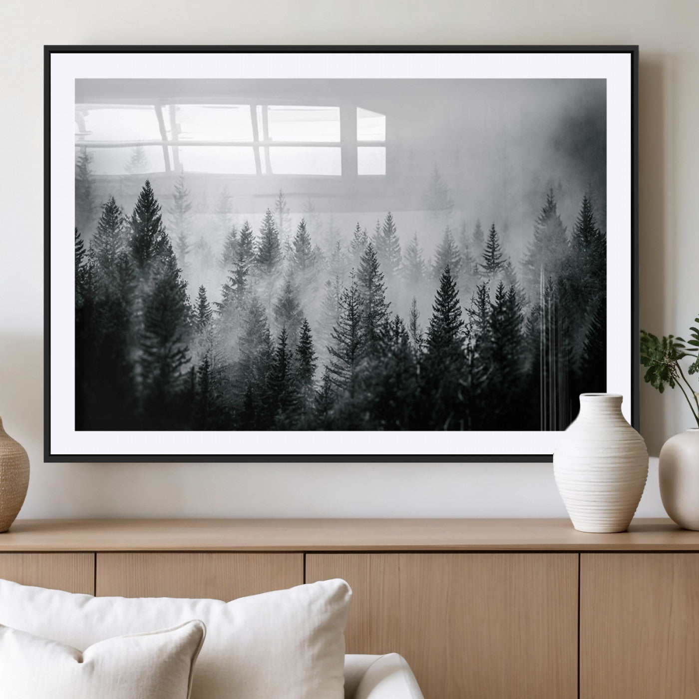 Elk Photography Wall Art Canvas Print, Framed Mountain