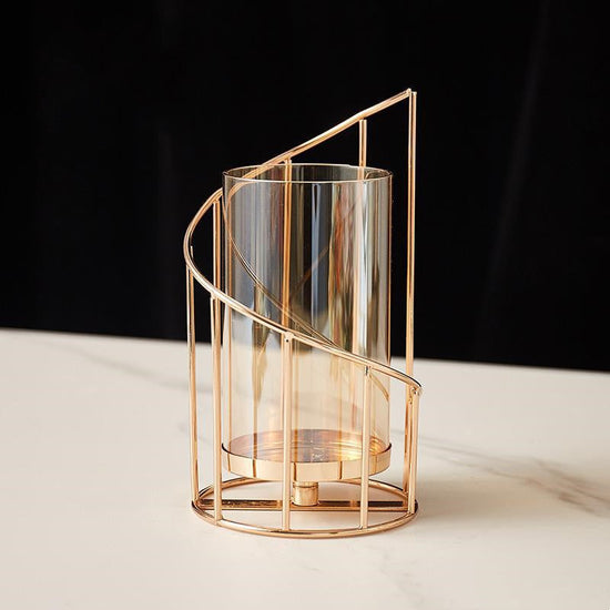 Nordic Wrought Iron Candle Holder Ornament
