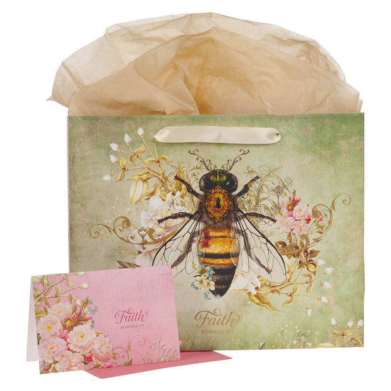 Gift Bag w/ Card LG Landscape Faith Rom. 5:1