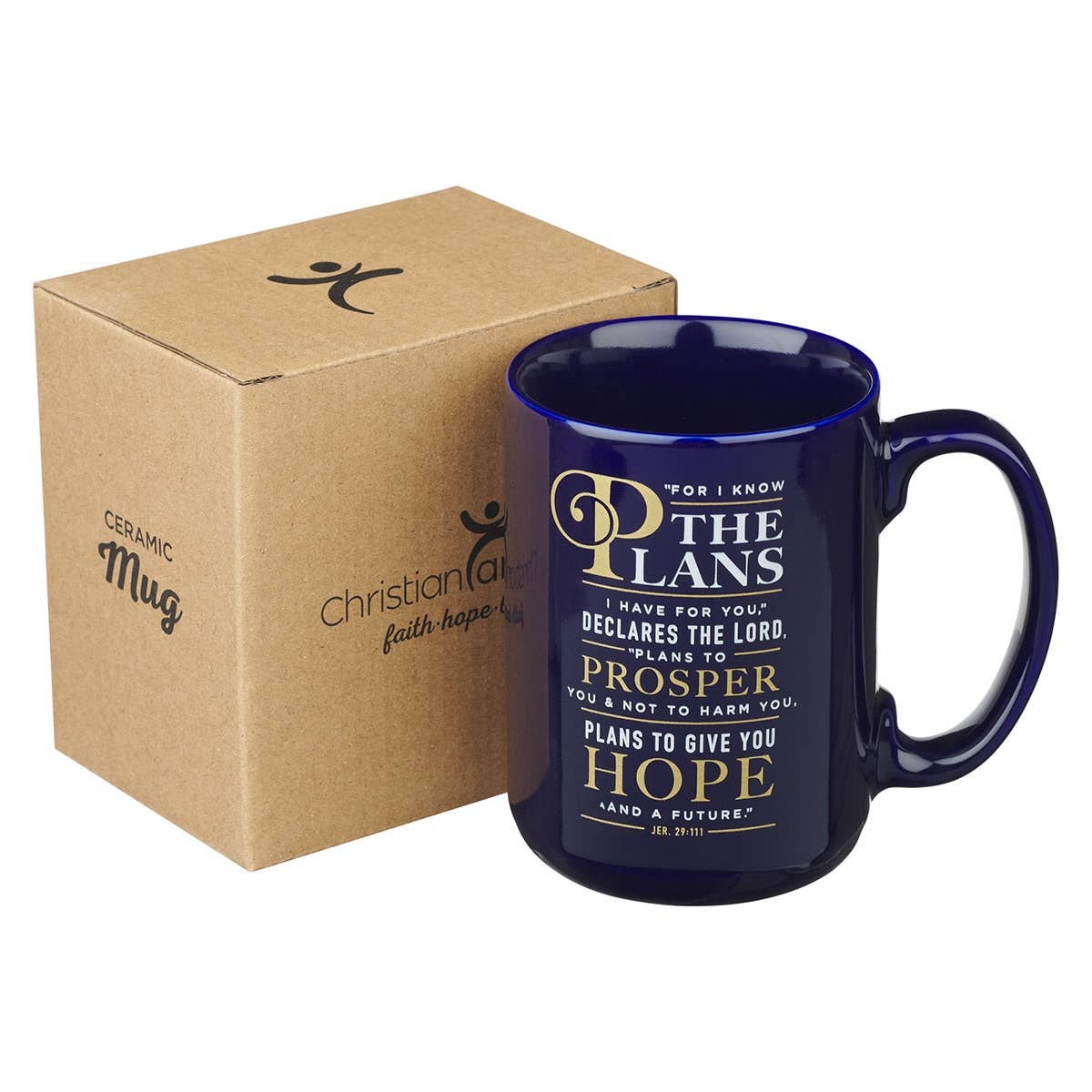 Mug Navy For I Know the Plans Jer. 29:11