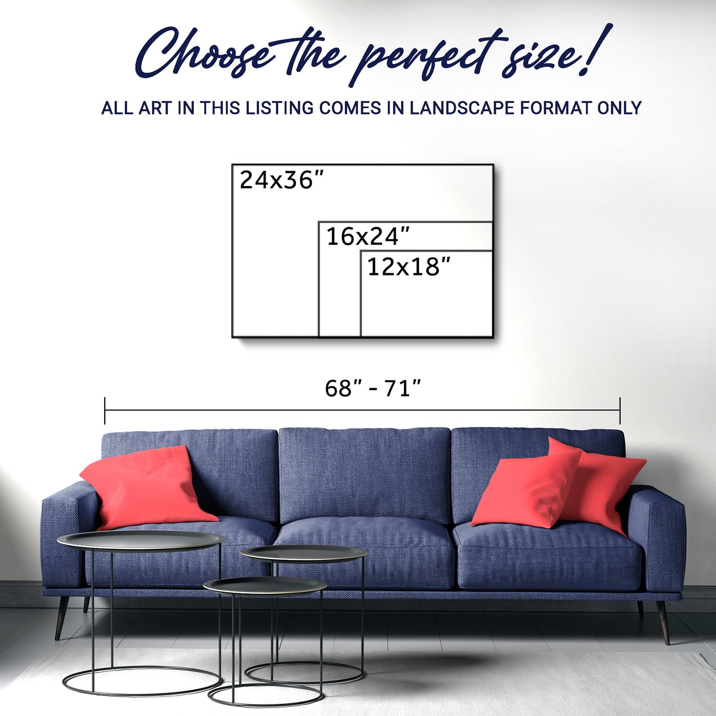 Golden Peaks Wall Art