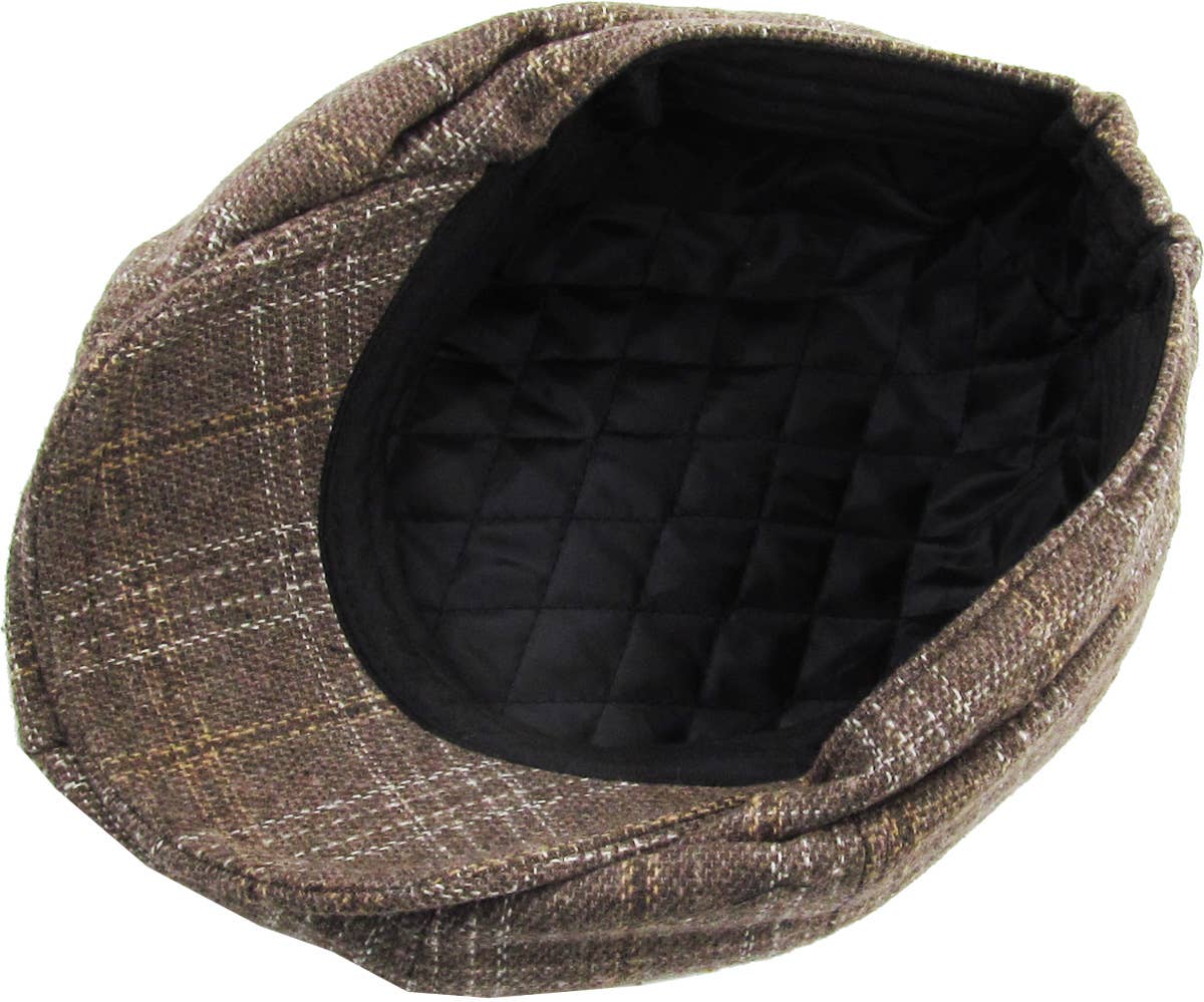 Plaid Button Ascot