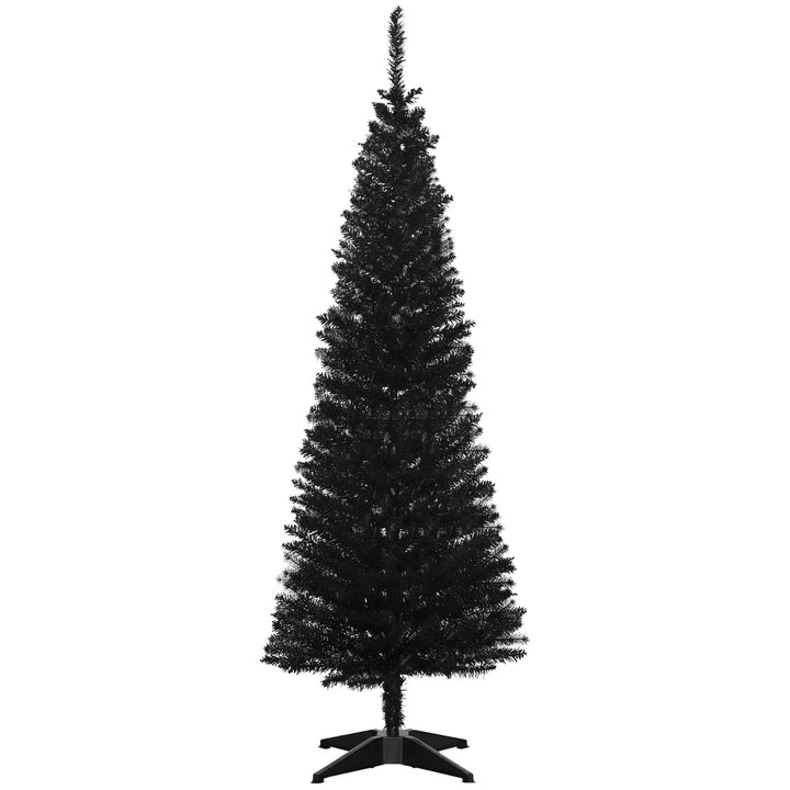 HOMCOM 5' Artificial Pencil Christmas Tree, artificial Christmas tree for festive holiday home decor from Cedar & Spice Gifts