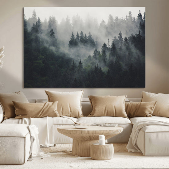 Nature Wall Decor - Serene Triptych Nature Print – Woodland