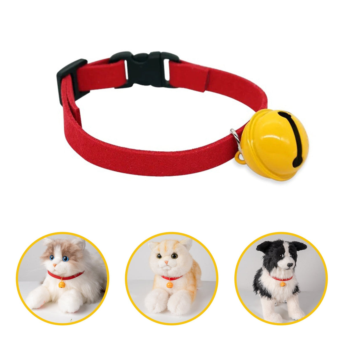 Bell Collar fits all for Cat Dog & Pet