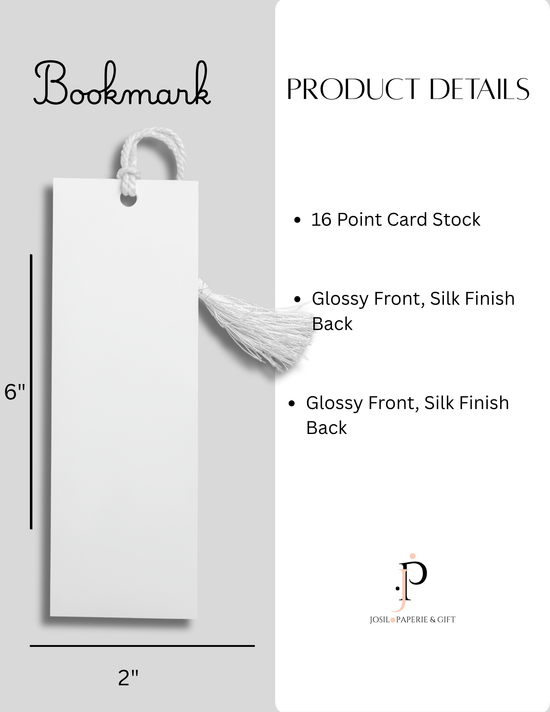Floral Bookmark | Decorative Bookmark by JOSIL Paperie