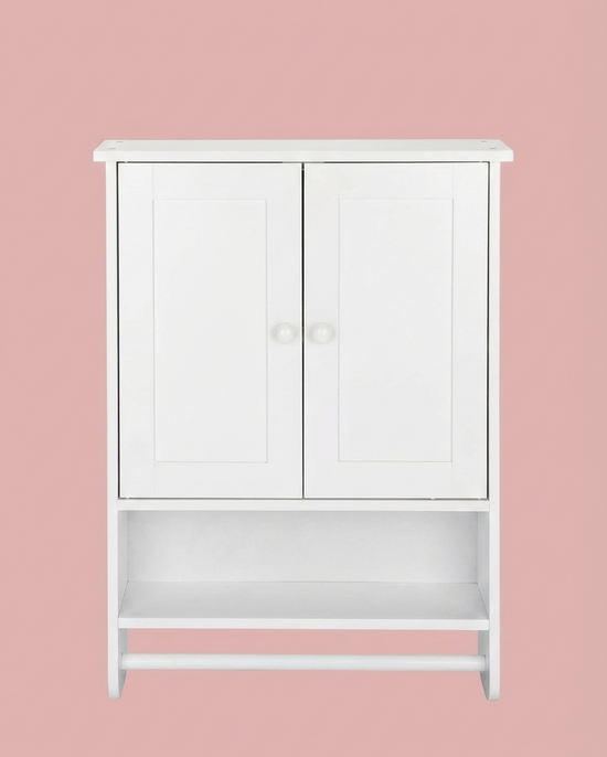Modern Wall Mounted Bathroom & Kitchen Storage Cabinet – Space-Saving Organizer