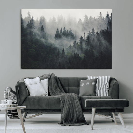 Nature Wall Decor - Serene Triptych Nature Print – Woodland