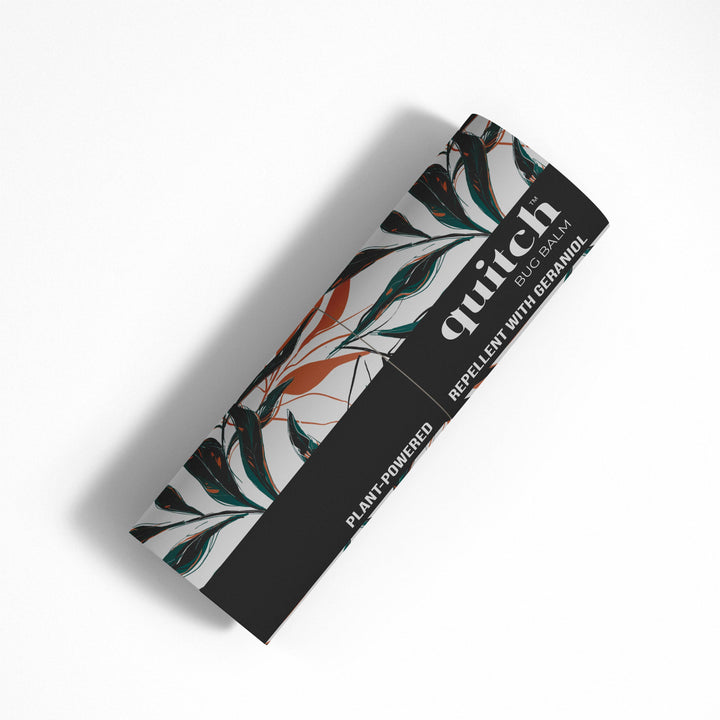 Quitch Bug Balm Repellent – Plant-Based, DEET-Free Insect Repellent Stick with Geraniol (Made in USA)