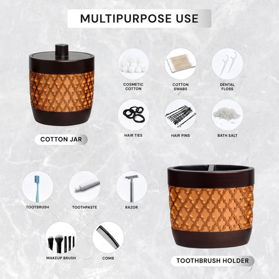 Bathroom Set – Wally, 6 Piece