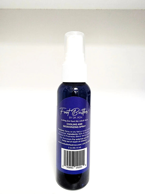 Lavender Cooling & Deodorizing Foot Spray – 2 oz Freshness & Odor Control