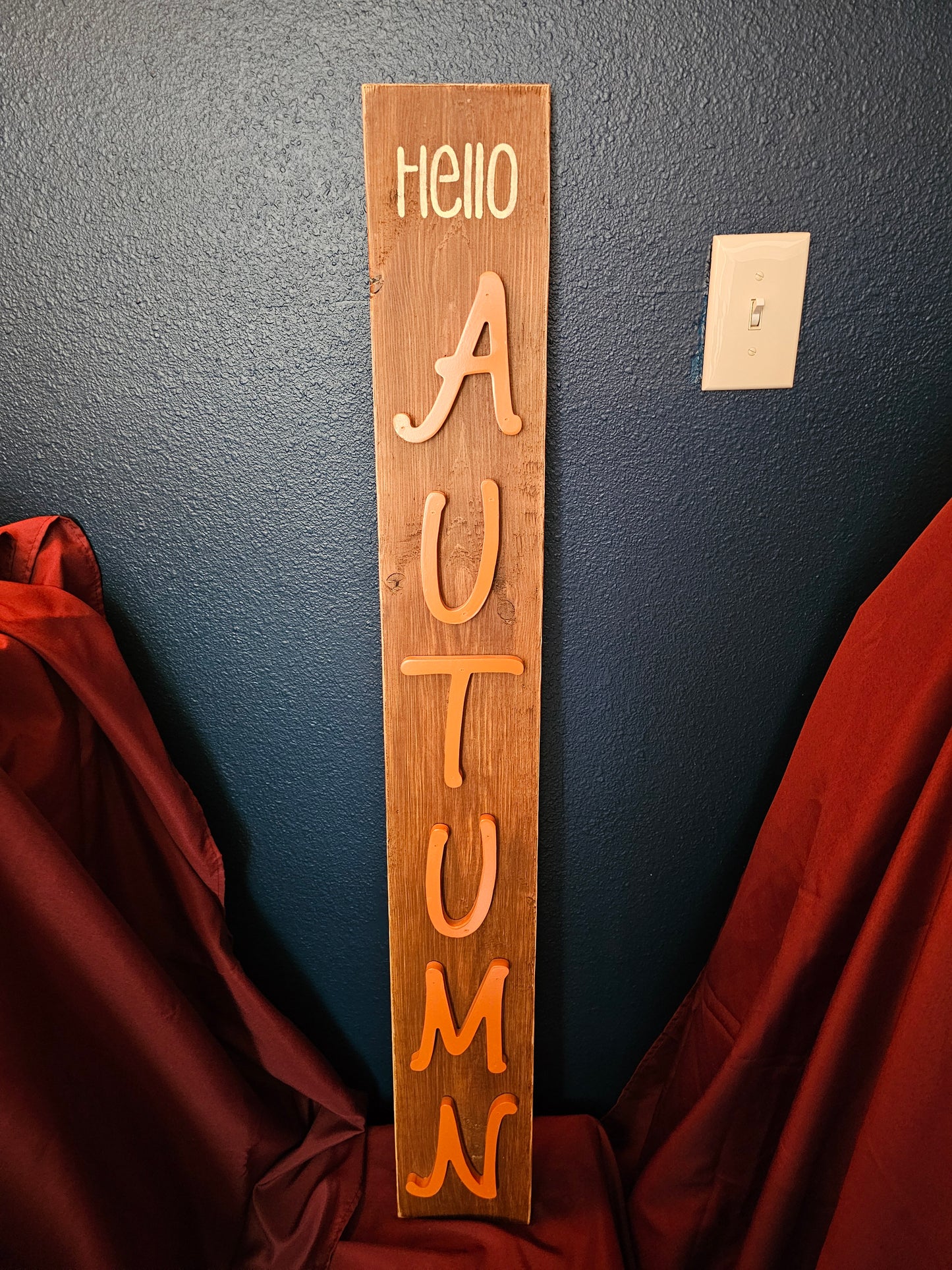 Fall Porch Message Board